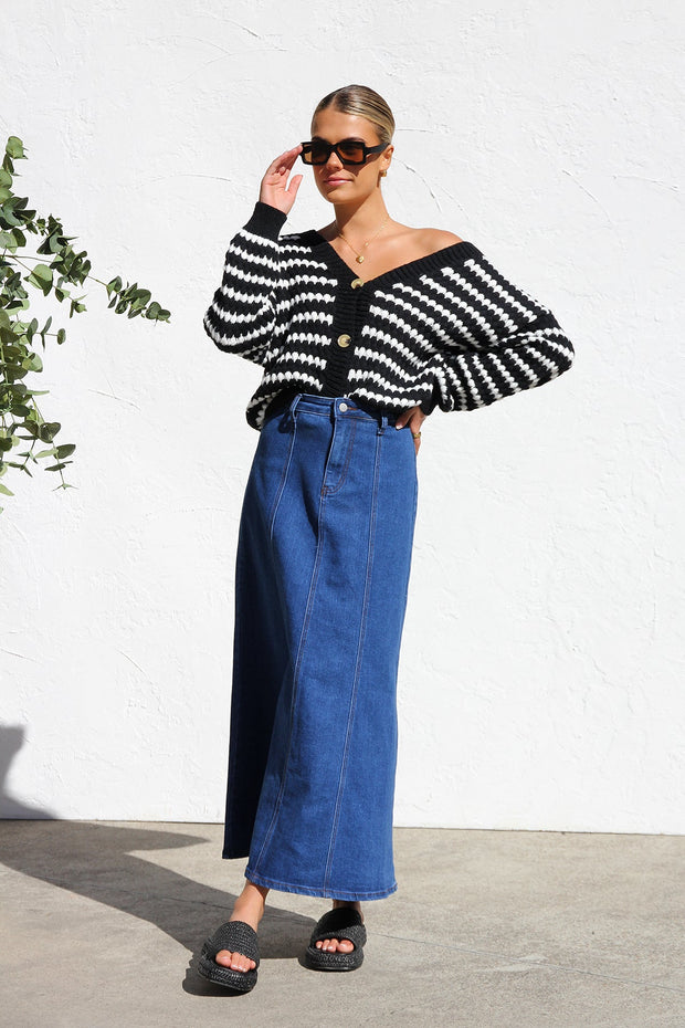 Jeansrock „Janah“ im modernen Stil
