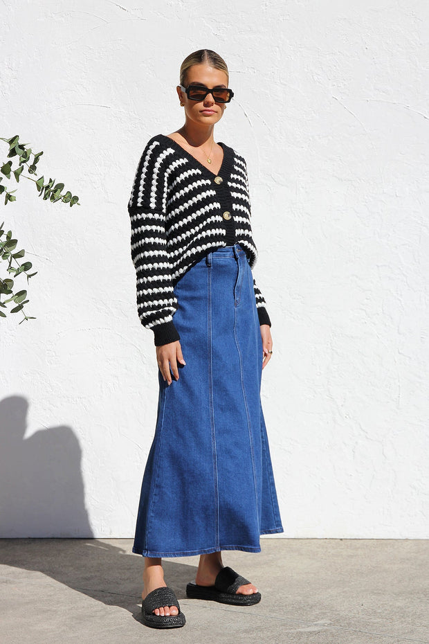 Jeansrock „Janah“ im modernen Stil