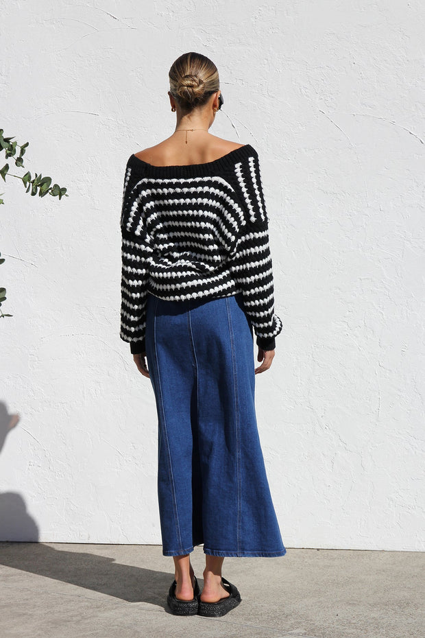 Jeansrock „Janah“ im modernen Stil