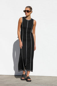 Ariana Kleid SCHWARZ im modernen Stil