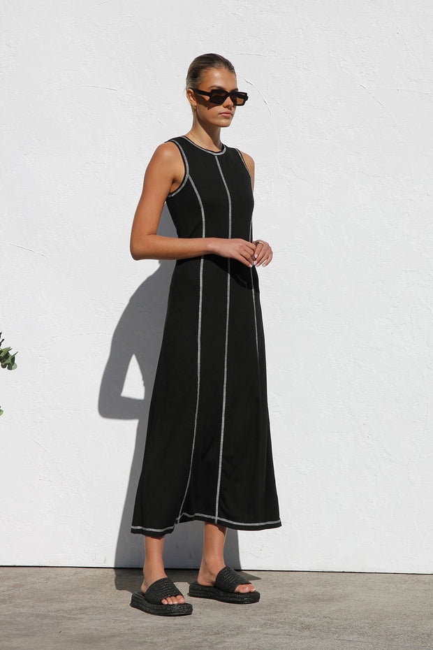 Ariana Kleid SCHWARZ im modernen Stil
