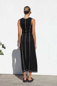Ariana Kleid SCHWARZ im modernen Stil