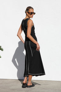 Ariana Kleid SCHWARZ im modernen Stil