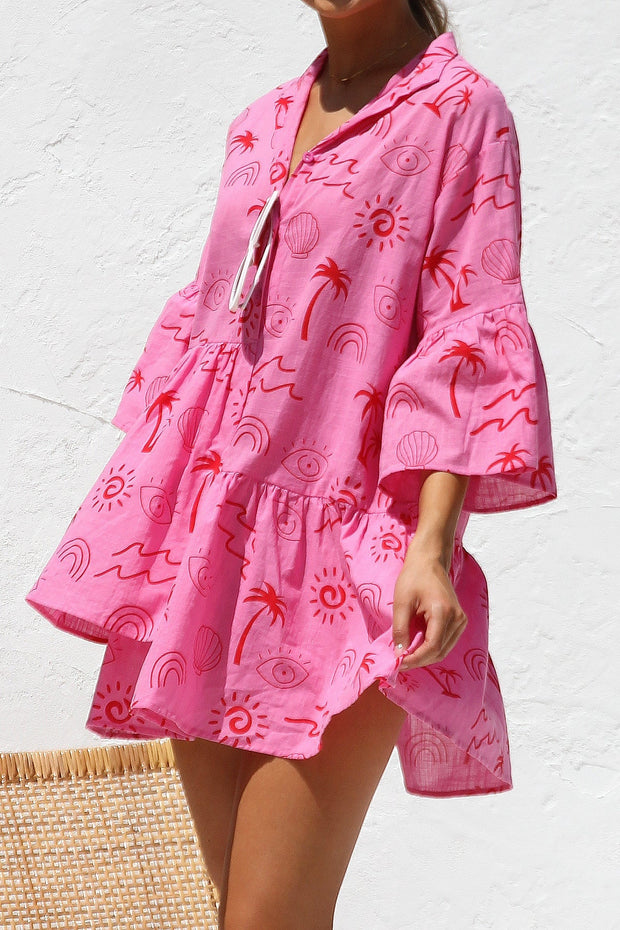Shelby Kleid ROSA im modernen Stil