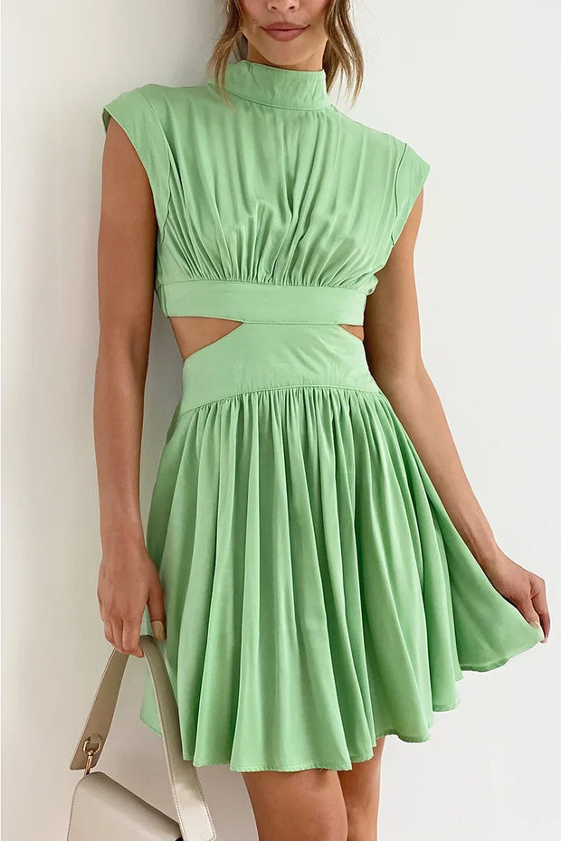 Beatrice Kurzes Kleid - Hellgrün