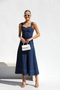 Danielle Kleid INDIGO DENIM im modernen Stil