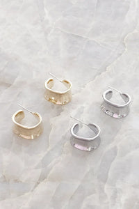 Creolen „Erin“ - Gold im modernen Stil