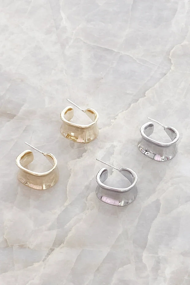 Creolen „Erin“ - Gold im modernen Stil