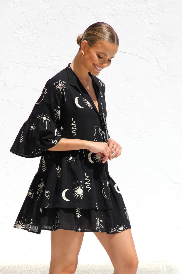 Shelby Kleid SCHWARZ im modernen Stil