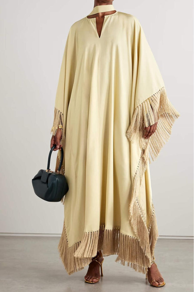 Mrs Ross Fransen-Crêpe-Kaftan
