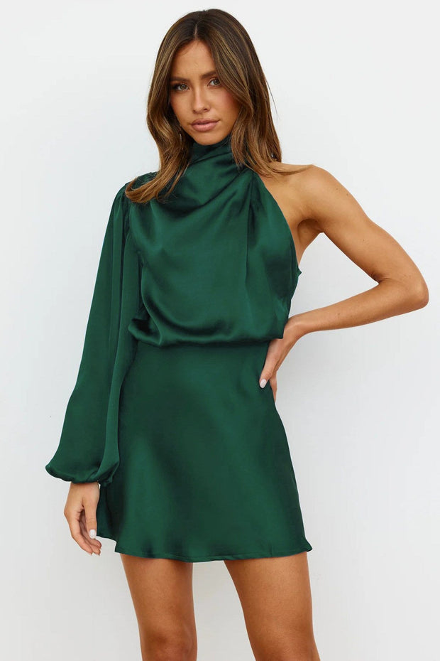 Lissy Kurzes Kleid - Grün