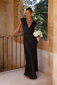 Selma Langes Kleid - Schwarz
