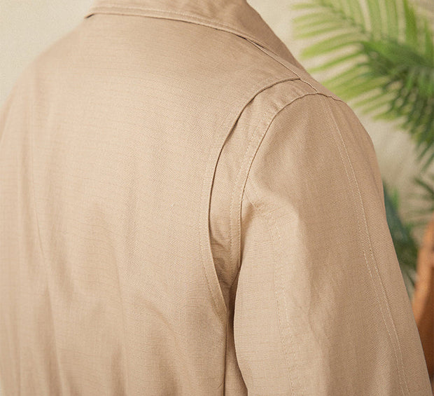 Jacke aus Baumwolle mit Futter im Vintage-Stil