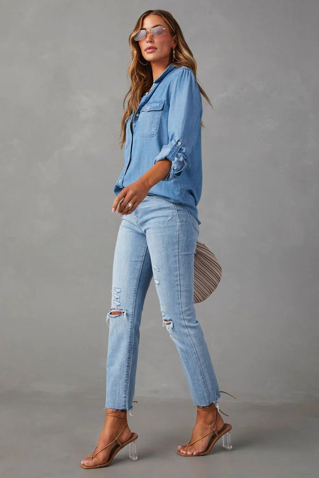 Jeanshemd Ashley im modernen Stil