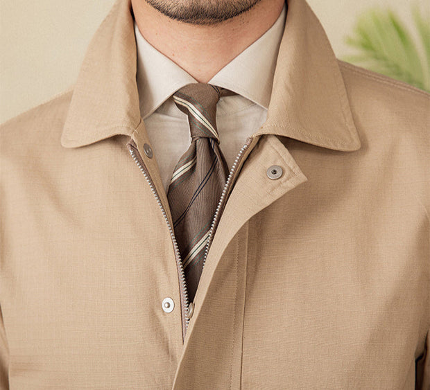 Jacke aus Baumwolle mit Futter im Vintage-Stil