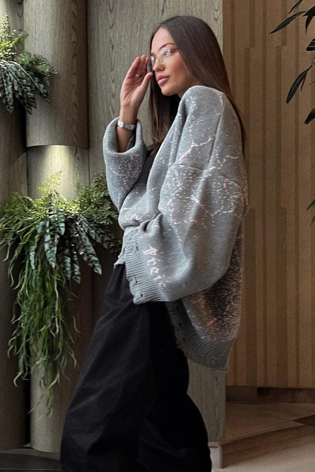 Oversize Streetwear Hoodie mit Used-Look im modernen Stil