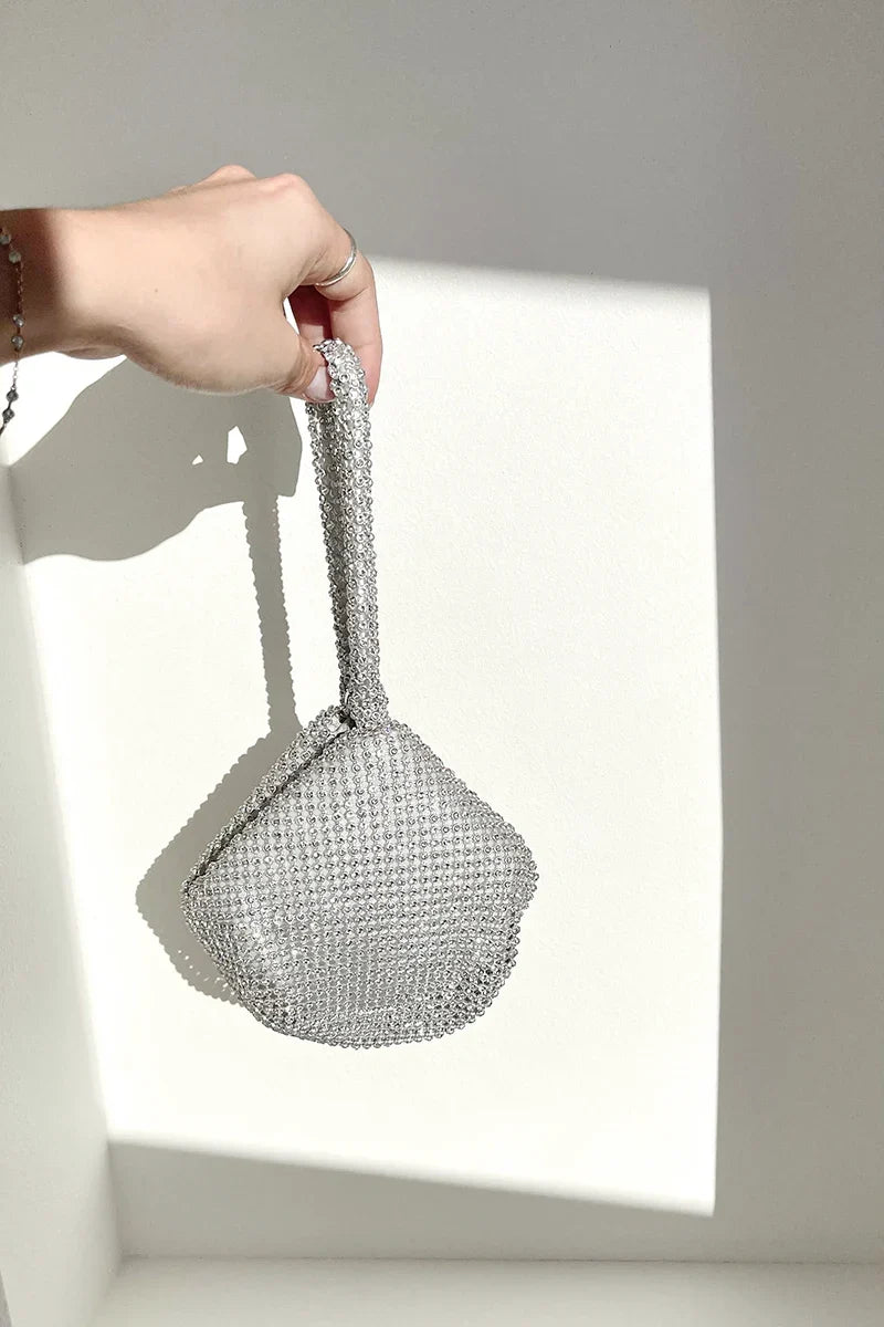 Delaware Tasche - Silber im modernen Stil