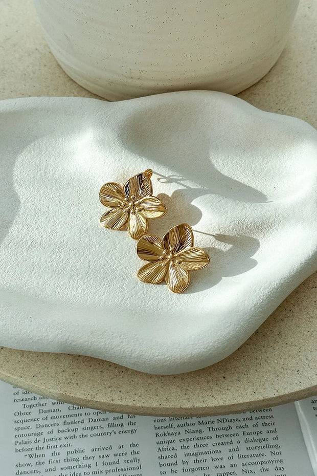 Ohrringe „Breeze“ - Gold im modernen Stil