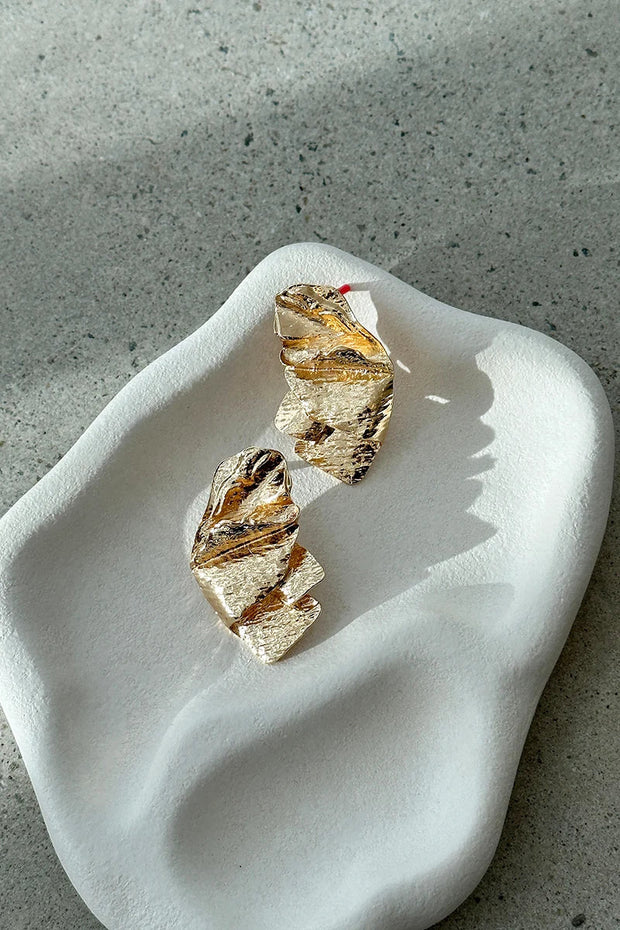Mase Ohrringe - Gold im modernen Stil
