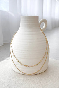 Dani Kettenhalsketten-Set - Gold im modernen Stil