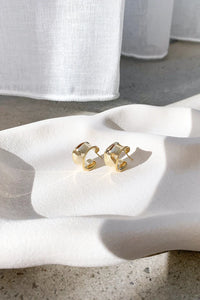 Creolen „Erin“ - Gold im modernen Stil