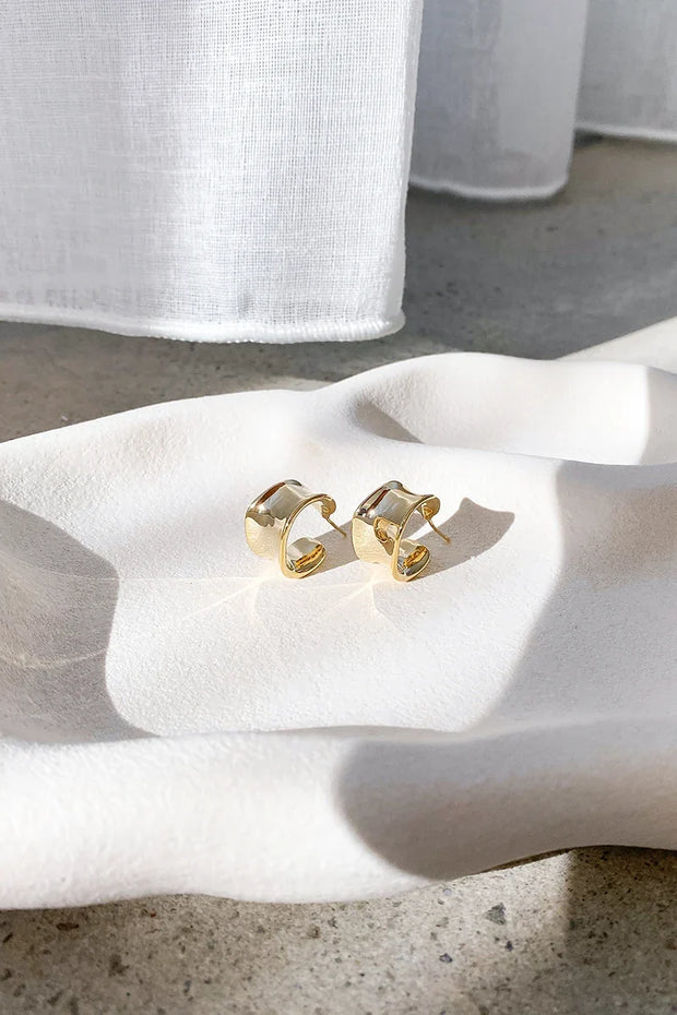 Creolen „Erin“ - Gold im modernen Stil