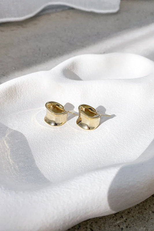 Creolen „Erin“ - Gold im modernen Stil