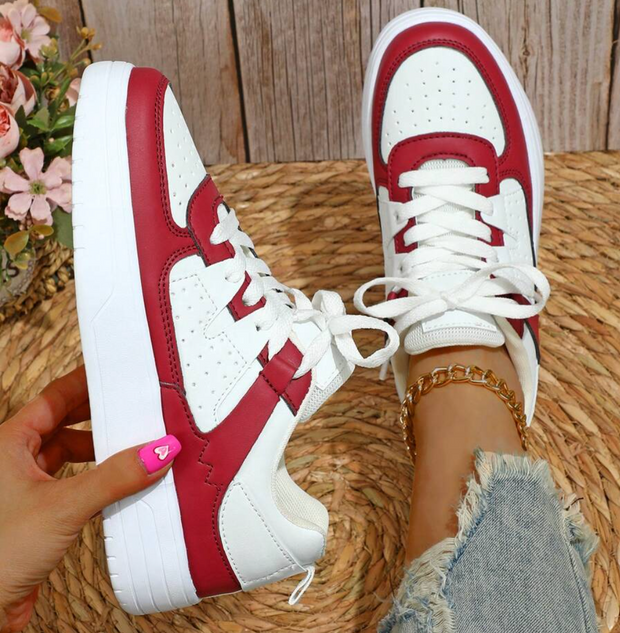 Sophie – Modische Soft Sneaks Sneaker für Damen mit Leopardenmuster und aufregenden Prints