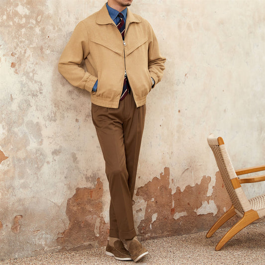 Jacke aus Wollfilz mit Walkstruktur