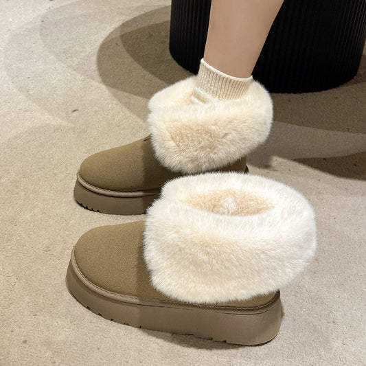 Damen-Winterstiefel mit Plüschfutter - Nina