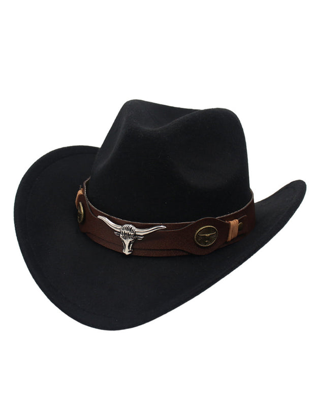 Western Stierkopf Deko Cowboy Cowgirl Hut im modernen Stil