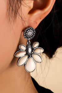 Boho Blumenhänger Ohrringe