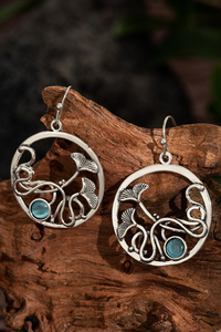 Boho Türkis Ohrringe