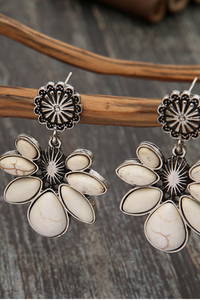 Boho Blumenhänger Ohrringe