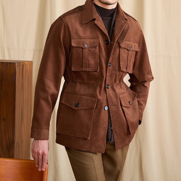 Jacke aus Baumwollcord