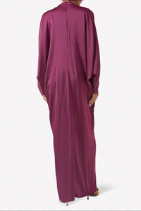 Belle – Plissiertes Maxikleid mit Farbverlauf