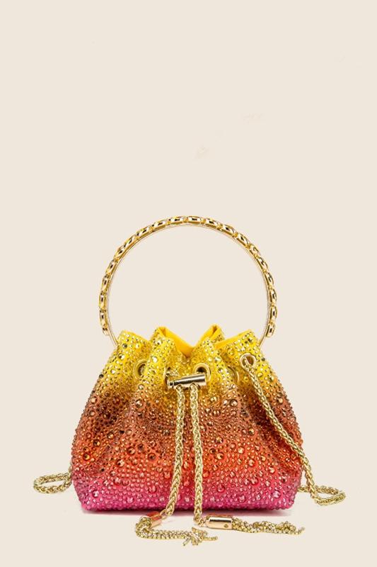 Beuteltasche „Carlin Diamente“ mit Schlaufengriff im modernen Stil