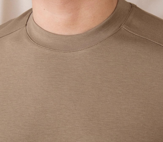T-Shirt aus Baumwollmischung mit weicher Haptik