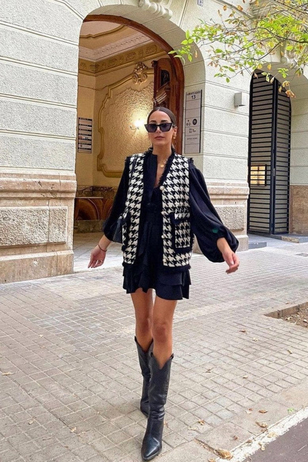 Weste Denise Vichy im modernen Stil