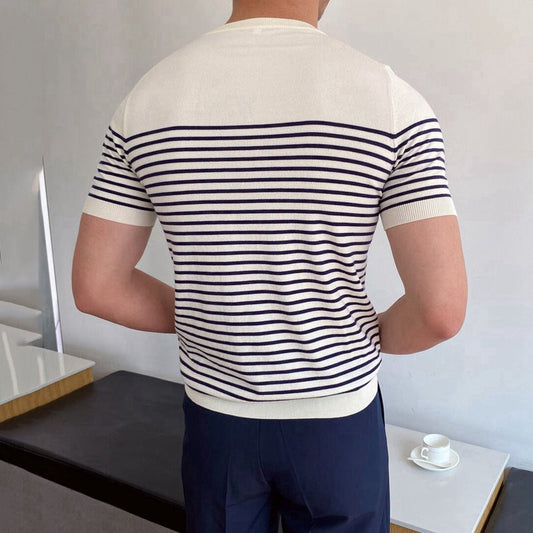 T-Shirt mit Streifenmuster