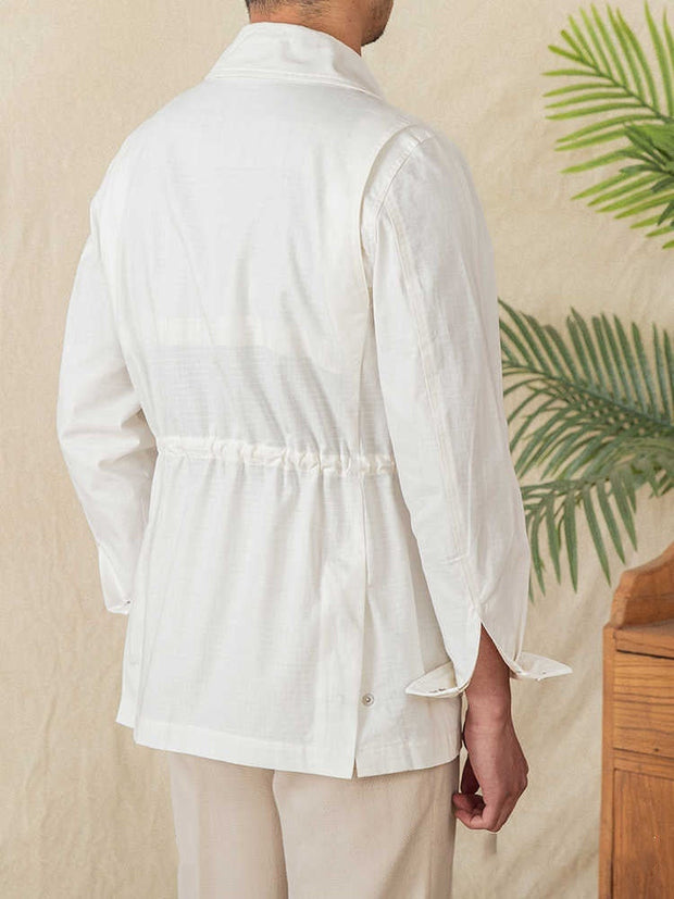 Jacke aus Baumwolle mit Futter im Vintage-Stil