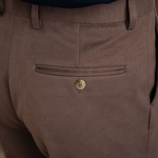 Hose aus Wollfilz mit geradem Schnitt