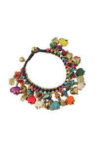 Elefanten Retro Geflochtenes Armband im modernen Stil
