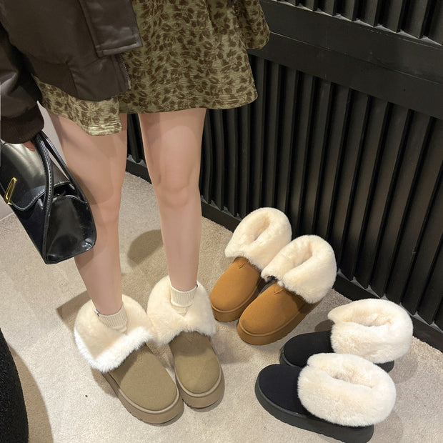 Damen-Winterstiefel mit Plüschfutter - Nina