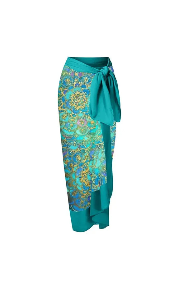 Boho Rüschen-Muster Einteiliger Badeanzug Set