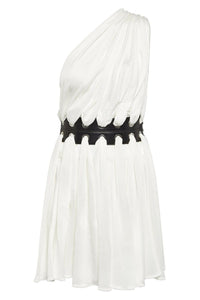 Gemma Minikleid mit Ein-Schulter-Träger und Gürtel