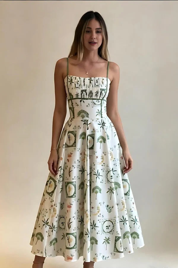Belle – Plissiertes Maxikleid mit Farbverlauf