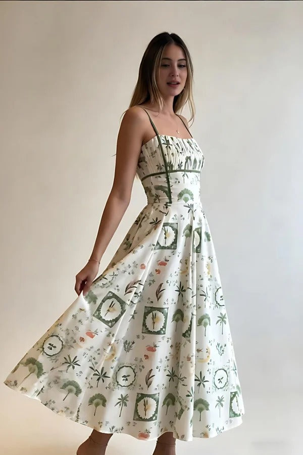 Belle – Plissiertes Maxikleid mit Farbverlauf