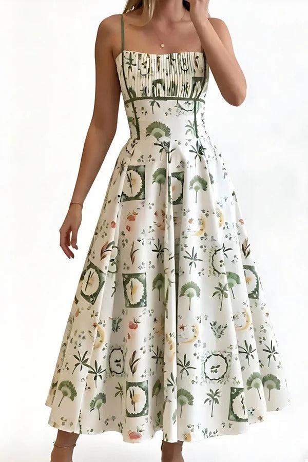 Belle – Plissiertes Maxikleid mit Farbverlauf