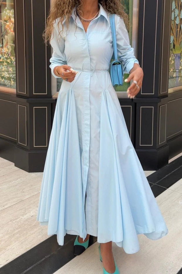 Hellblaues Langes Kleid